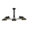 Z-Lite Bellamy Semi Flush Mount, 5-Light, 52 In.W x 52 In.L x 8.25 In.H, Matte Black/Matte Black Outer 1942-5SF-MB - alternate 4